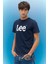 Lee Regular Fit Normal Kesim Sıfır Yaka %100 Pamuk Logolu Tişört 12