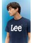 Lee Regular Fit Normal Kesim Sıfır Yaka %100 Pamuk Logolu Tişört 13