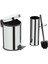 Basic Set - Klozet Fırçası + Çöp Kovası 3 L, 2 Parça, Parlak Krom Paslanmaz 1