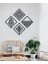 4 Element Temalı Ahşap Mdf Duvar Dekoru – Modern Geometrik Tasarım (4'lü Set) 1