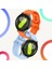 Honor Magic Watch 2 42 mm Ile Uyumlu (20 Mm) Dalgalı Dikiş Detaylı Silikon Saat Kordonu 7