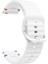 Honor Magic Watch 2 42 mm Ile Uyumlu (20 Mm) Dalgalı Dikiş Detaylı Silikon Saat Kordonu 4