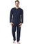 Erkek Lacivert Çeyizlik Penye Pijama Takımı R.o.5.4.z.e.5.4.l.t. 2