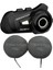KN6100 PRO Motosiklet Kask İnterkom Bluetooth Intercom Kulaklık Seti Siyah 3