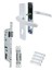 Netpen Pvc Alüminyum Kapı Seti -Beyaz Yale Kol, Kilit, 4 Ad. Menteşe ve Karşılık 1