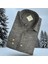 Klasik %100 Cotton Uzun Kollu Terletmeyen Kışlık Flanel Kumaş Koyu Gri Gömlek (Regular Kalıp) 2