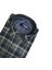 Klasik %100 Cotton Uzun Kollu Terletmeyen Kışlık Flanel Kumaş Haki Gömlek (Regular Kalıp) 2
