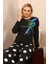 Kadın Uzun Kol Penye Pijama Takım Siyah 4
