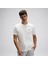 EM559-OF Erkek Basic T-Shirt - Kırık Beyaz 1