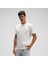 EM559-OF Erkek Basic T-Shirt - Kırık Beyaz 3