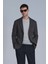 Dor Spor Erkek Blazer Ceket Slim Fit Siyah 6