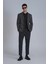 Mani Spor Erkek Blazer Ceket Slim Fit Koyu Gri 7