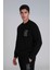 Dıego Erkek Sweatshirt Siyah 6