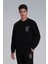 Dıego Erkek Sweatshirt Siyah 10