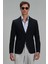 Marit Spor Erkek Blazer Ceket Slim Fit Lacivert 6