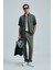 Keten ve Pamuk Karışımlı Slim Fit Normal Bel Düz Paça Chino Pantolon Erkek Pantolon 111190352 10