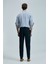 Keten ve Pamuk Karışımlı Slim Fit Normal Bel Düz Paça Chino Pantolon Erkek Pantolon 111190352 11