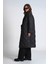 Lucy Kaz Tüyü Kadın Mont Siyah 10