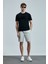 Pamuk Karışımlı Regular Fit Bisiklet Yaka Logolu T Shirt Erkek T Shirt 111020243 9