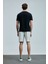 Pamuk Karışımlı Regular Fit Bisiklet Yaka Logolu T Shirt Erkek T Shirt 111020243 11