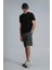Gold Modern Grafik T- Shirt Siyah 9