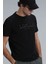Gold Modern Grafik T- Shirt Siyah 10