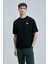 Nımbus Modern Grafik T- Shirt Siyah 8