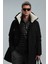 Cole Kaz Tüyü Erkek Mont Siyah 6
