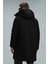 Cole Kaz Tüyü Erkek Mont Siyah 11