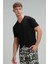 Tuna Modern Grafik T- Shirt Siyah 7