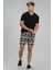 Tuna Modern Grafik T- Shirt Siyah 9