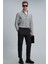 Lamira Erkek Basic Gömlek Comfort Slim Fit Gri 7