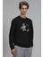 Donovan Erkek Sweatshirt Siyah 9
