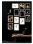 12 Parça Ev Dekorasyon Aksesuar Çerçeve Görünümlü Çoklu Mdf Tablo Set 2