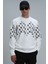 Rose Erkek Sweatshirt Kırık Beyaz 6
