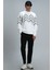 Rose Erkek Sweatshirt Kırık Beyaz 7