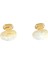 Gold Renkli Oval Küpe 1