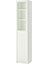 Cam/panel Kapaklı Kitaplık, Beyaz, 40X42X202 cm 1