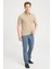 Polo Yaka T-shirt Bej Erkek Kısa Kol T-Shirt 13