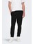 Erkek Onslinus Beli Lastikli Keten Pantolon 22024966 Siyah 6
