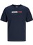 JJECORP LOGO TEE PLAY SS Lacivert Erkek Kısa Kol T-Shirt 12