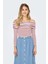 ONLGLAMOUR L/S OFF SHOULD Kırmızı Kadın Uzun Kol T-Shirt 6
