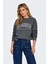 ONLSWEAT L/S CREW OVERSIZ Gri Kadın Sweatshirt 6