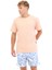 SLUB ROUNDNECK Turuncu Erkek Kısa Kol T-Shirt 7
