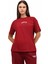 Wl 11BUD BTS-K16 5pr Bordo Kadın Kısa Kol T-Shirt 6
