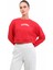 Wl 16KUTAN BTS799 5pr Kırmızı Kadın Sweatshirt 6