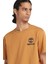 Short Sleeve Back Logo Gr Kahverengi Erkek Kısa Kol T-Shirt 7