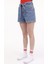 Jxcelen Hw Paperbag Denım Mavi Kadın Şort 6