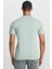 Regular Fit Normal Kesim %100 Pamuk Bisiklet Yaka Mint Yeşili Tişört 7