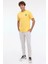 Back Graphic Short Sleeve Sarı Erkek Kısa Kol T-Shirt 12